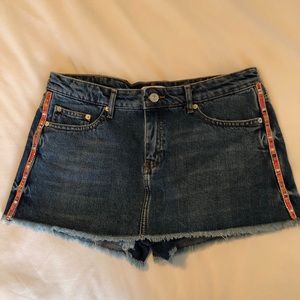 New Zara Jean Skirt/Short